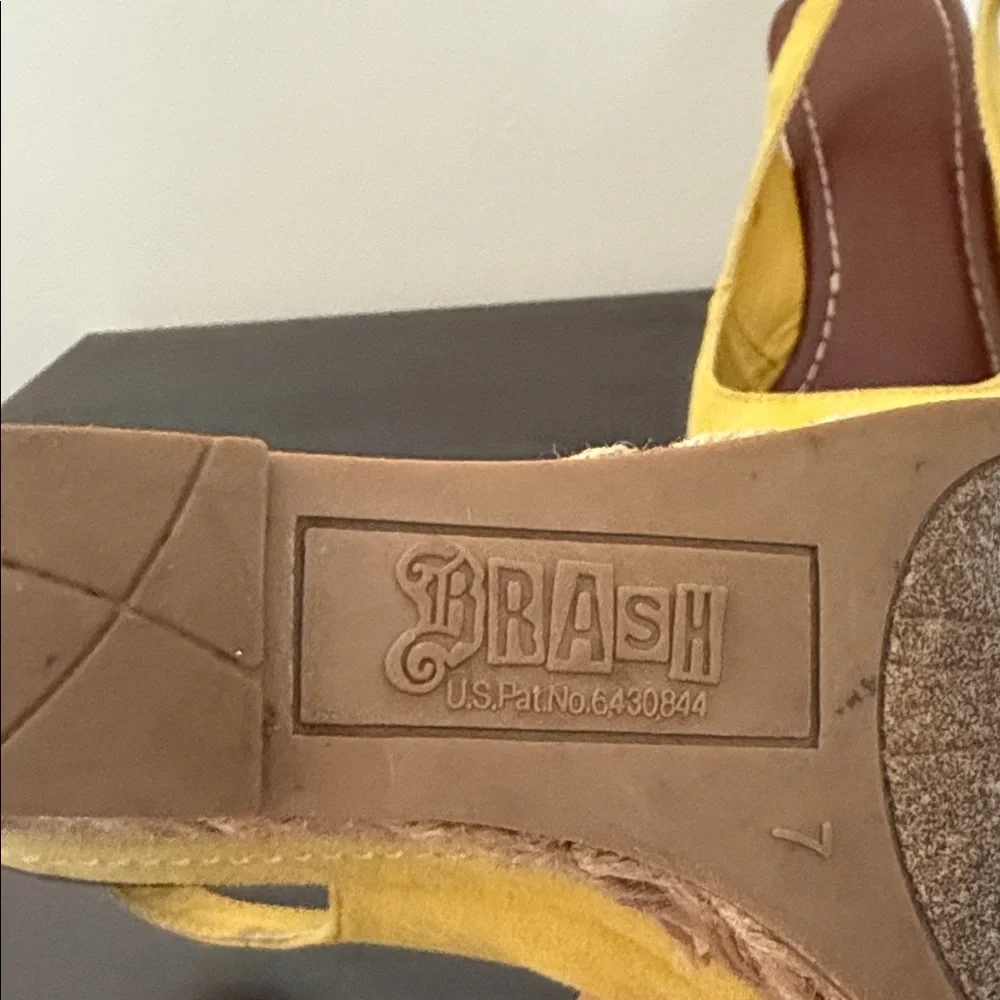 Brash bright yellow